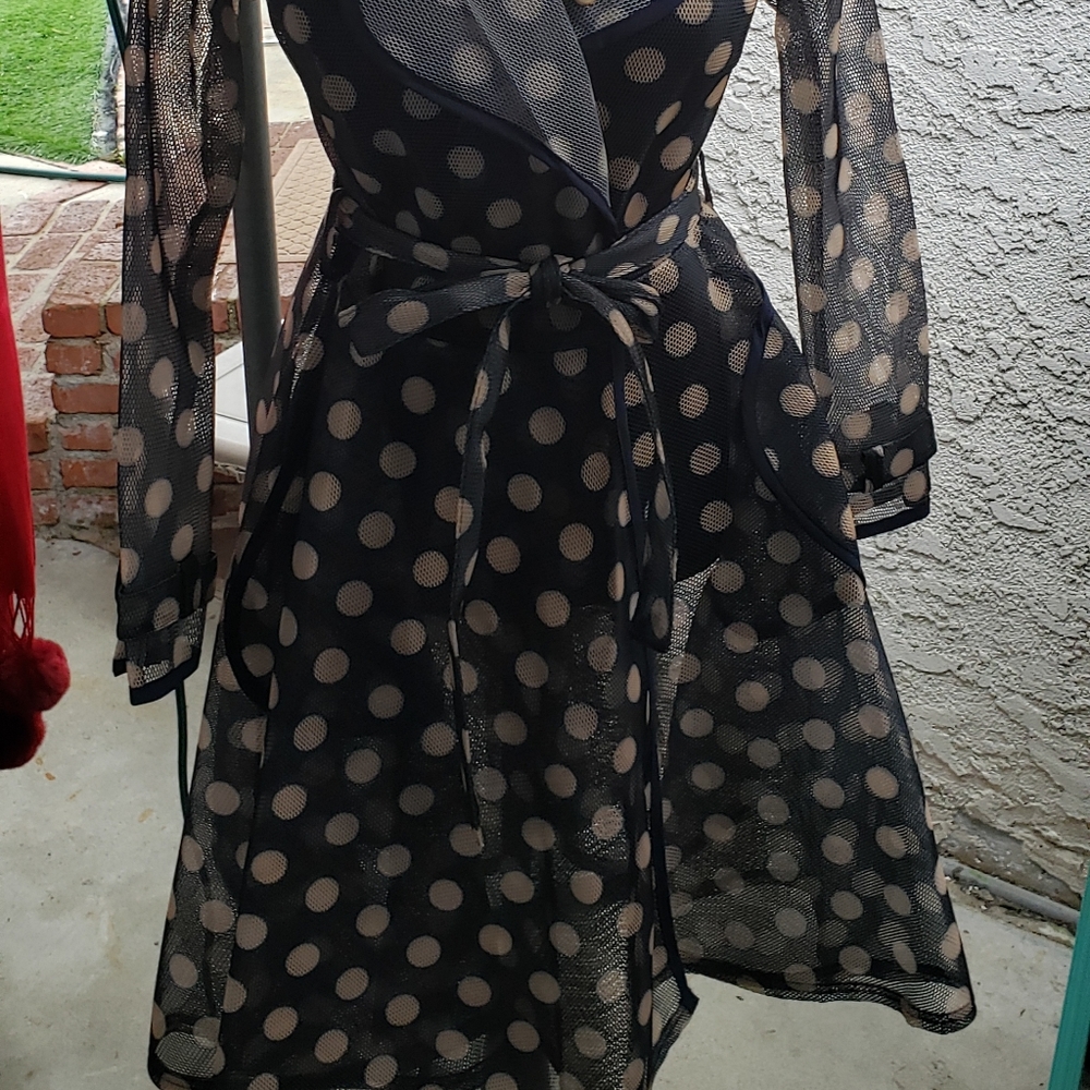 Mesh wrap coat - Picture 2 of 2